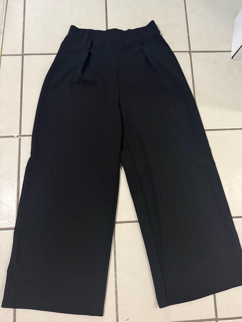 H&M Black Wide-Leg Women's dress Pants Sz M NWOT